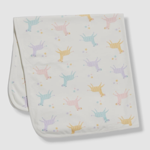 $41 Kissy Kissy Baby Girl's White Zebra Zone Blanket