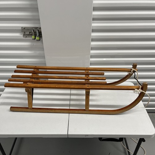 Davos wooden sledge sled ソリ vintage 19th Century Davos Sled – Anthonys Fine Art & Antiques