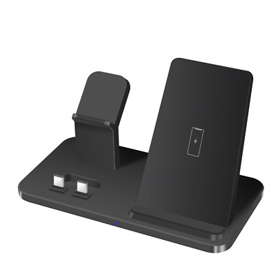 3In1 Wireless Charger Station Dock For Samsung Galaxy S24 S23 Note20 Watch 6 5 4