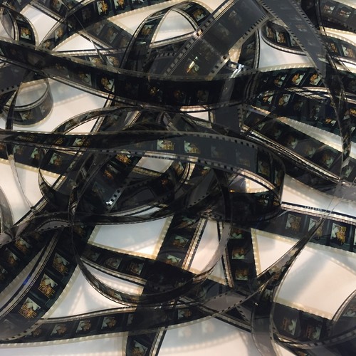 Vintage Used 35mm Movie Film 50ft. Art Deco And Theater Room Reel Decor Old 