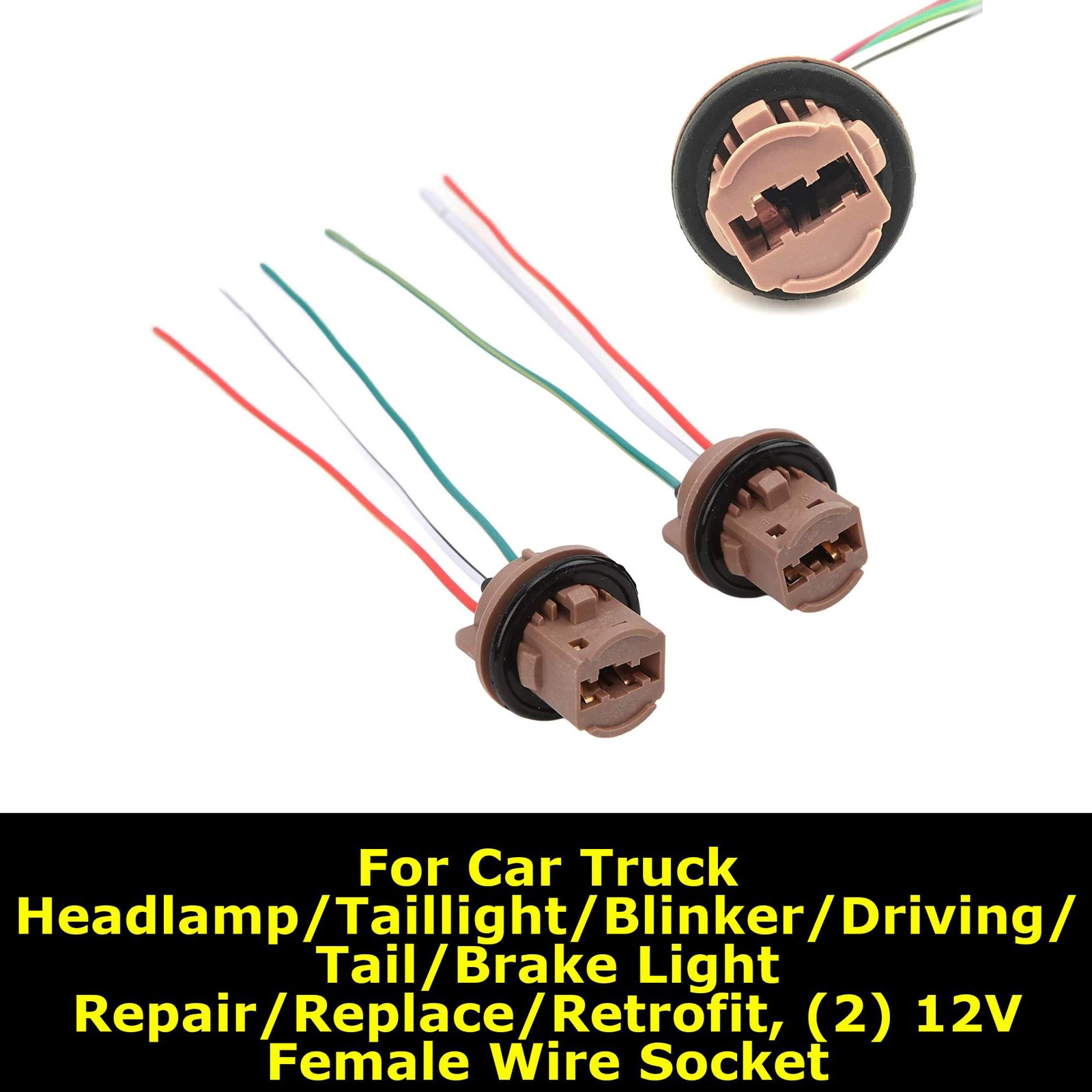 3-Wire 7440/7443/T20 Adapter Harness For Turn Signal/DRL/Indicator by iJDMTOY