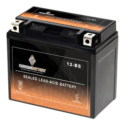 YTX12-BS High Performance - Maintenance Free - Sealed AGM Motorcycle Battery