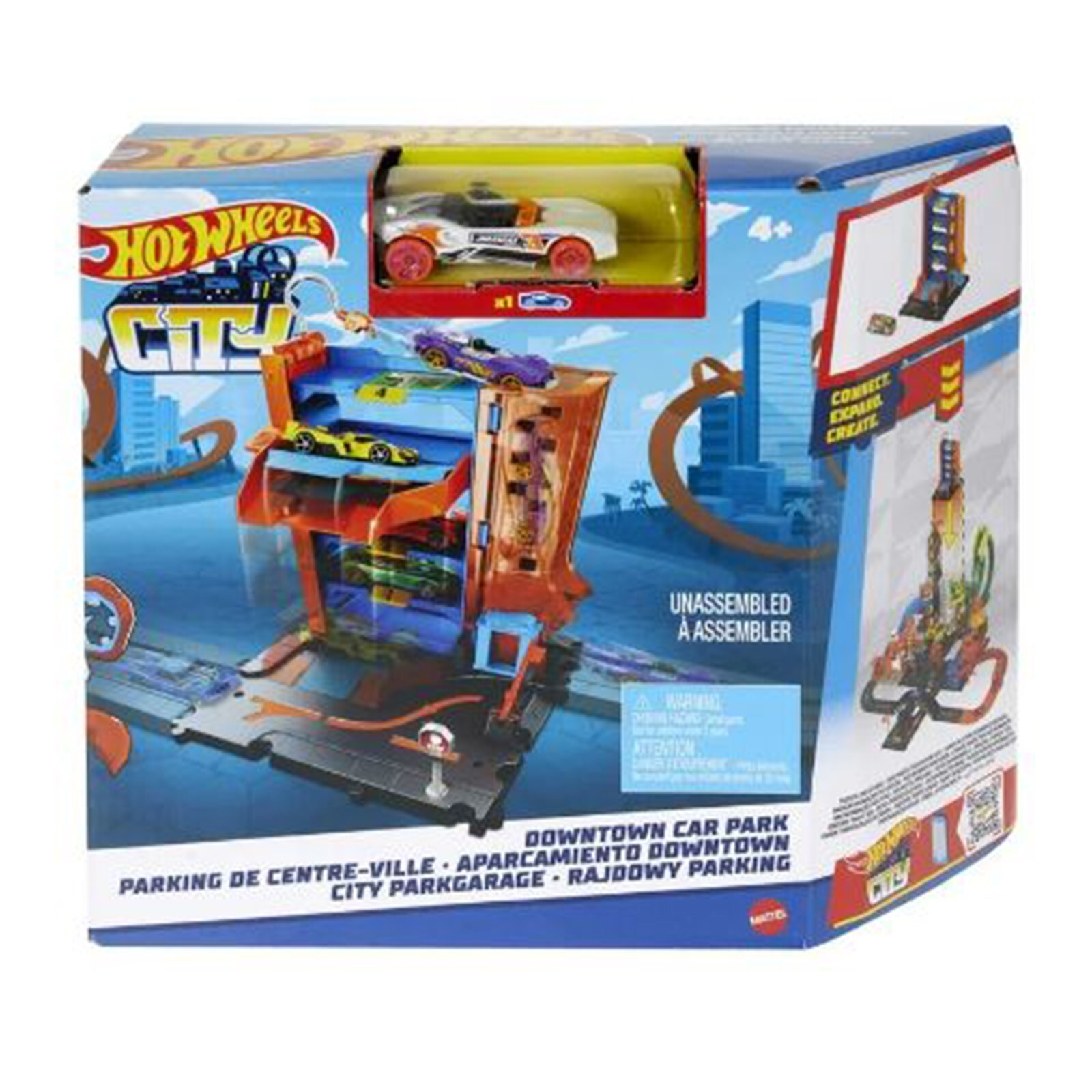 Новый набор для парковки Mattel Hot Wheels City В центре города В НАЛИЧИИ НА СКЛАДЕ