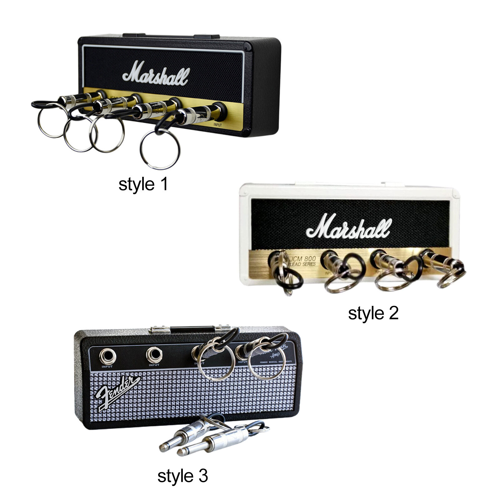 Vintage Key Holder Rack Guitar Amplifier Wall Jack Rack 2.0 Wall