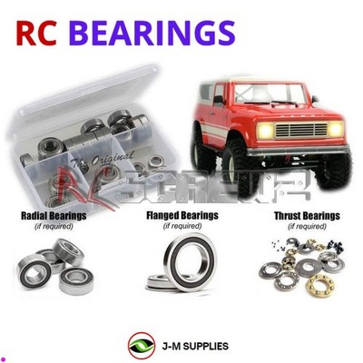 RCScrewZ Rubber Shielded Bearing czr003r for Cross RC KR4 Athletics Series | SET
