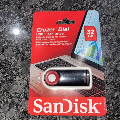   SanDisk Cruzer Dial 32GB USB Flash Drives Store More FREESHIP  