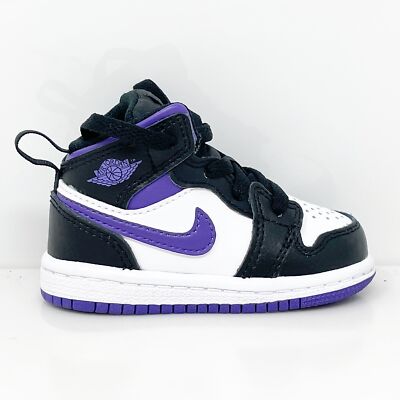 

Nike Boys Air Jordan 1 640735-095 Черные баскетбольные кроссовки, размер 4C, Черный, Air Jordan 1