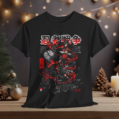 Vintage Madara Uchiha Anime Shirt - Unisex Heavy Cotton Tee, Manga Graphic Tee