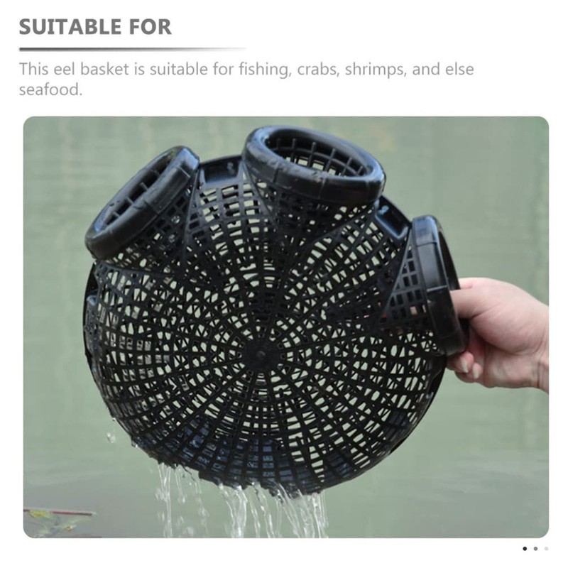 CRAB TRAP NET CRAB PRAWN SHRIMP CRAYFISH LOBSTER EEL BAIT FISHING POT BASKET