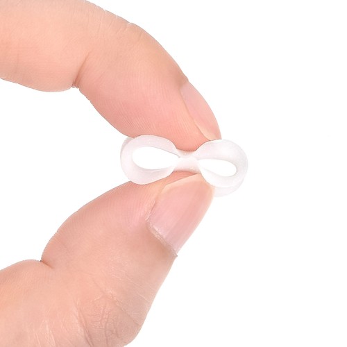 ULTRA THIN EAR SKINS TUNNELS-Gold Glitter Silicone Ear Gauge-Soft Ear plugs-PAIR