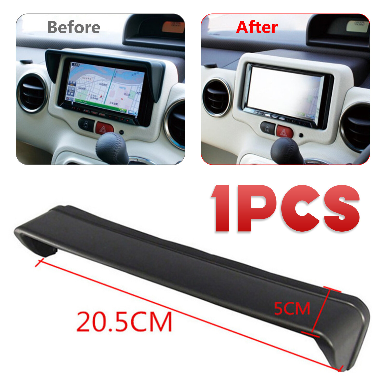 Hood Anti-glare Visor Shield Black