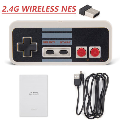 2.4G Wireless NES USB Controller Gamepad Joypad For PC MAC Windows Raspberry Pi