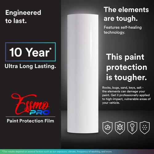 PPF Paint Protection Film PRO Gloss TPU Clear Wrap Scratch Resistant Shield