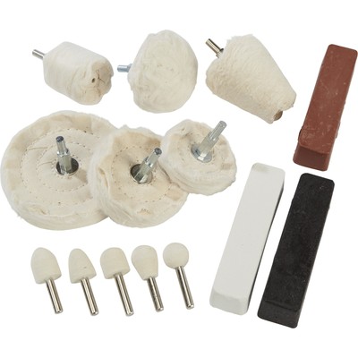 FREE SHIPPING Klutch Aluminum Polishing Kit - 14-Pc. FREE SHIPPING Klutch Aluminum Polishing Kit - 14-Pc.