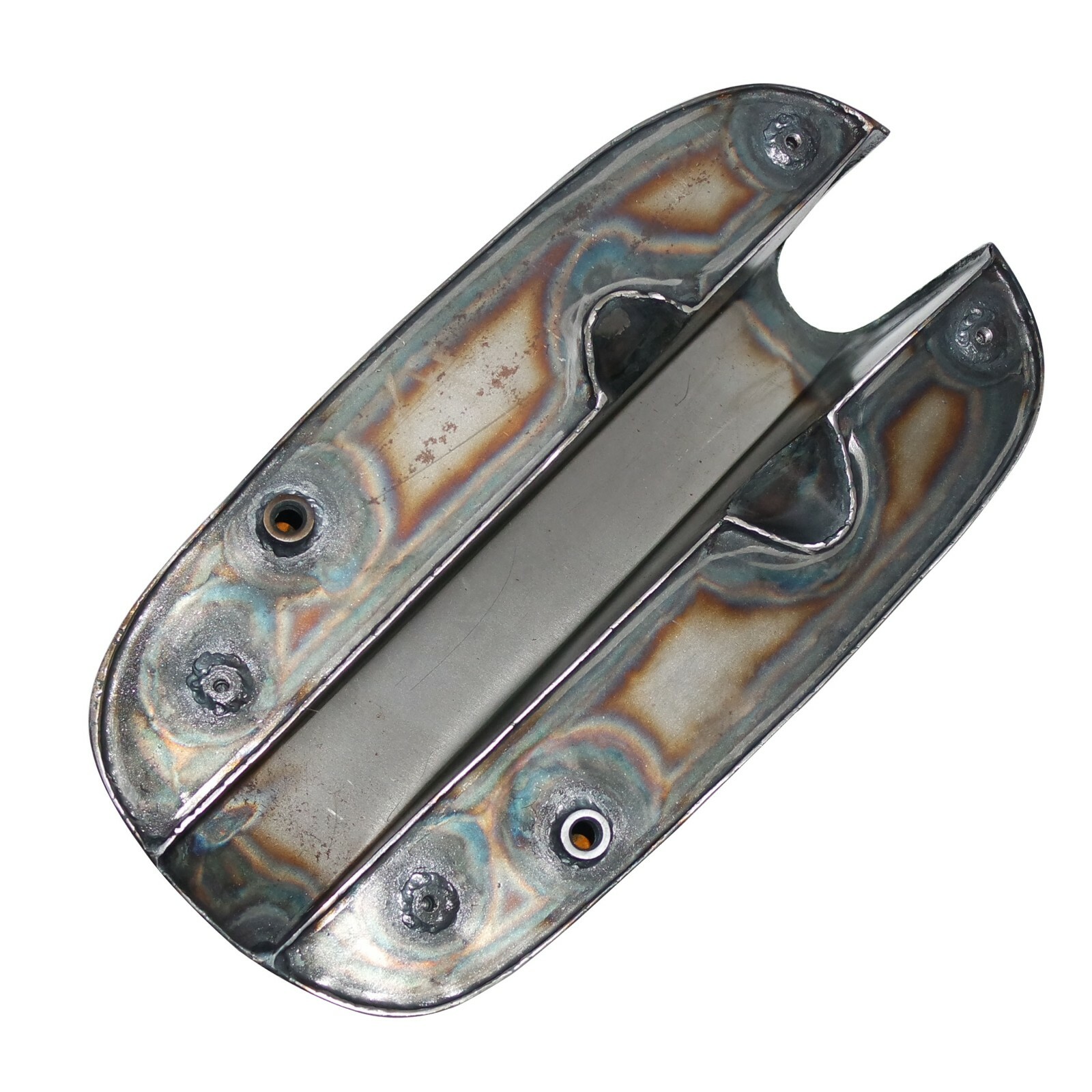 New Gas Petrol Fuel Tank Raw Steel Matchless Motorcycle 