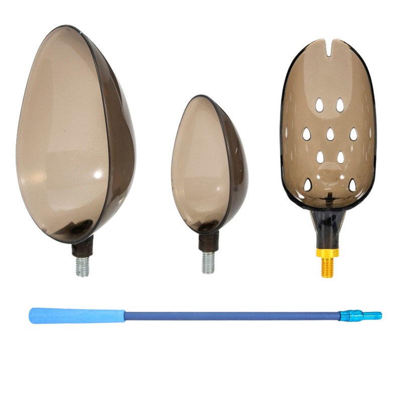 Carp Fishing Tackle Boilie Particle Bait Throwing Spoon and Telescopic Handle