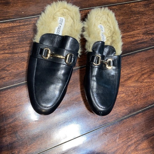 【大特価】Steve Madden MONEY FAUX FUR スリッポン Steve Madden Money - Taupe Suede Clogs - Cute Slide-On Clogs