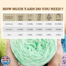MESTOON 1/4/9 Pack Chunky Chenille Yarn 100g/3.05oz Thick Soft Velvet Baby Yarn for Crocheting Hand Knitting Sweater Scarf Blankets DIY Craft (Aqua Green, 1 Pack)