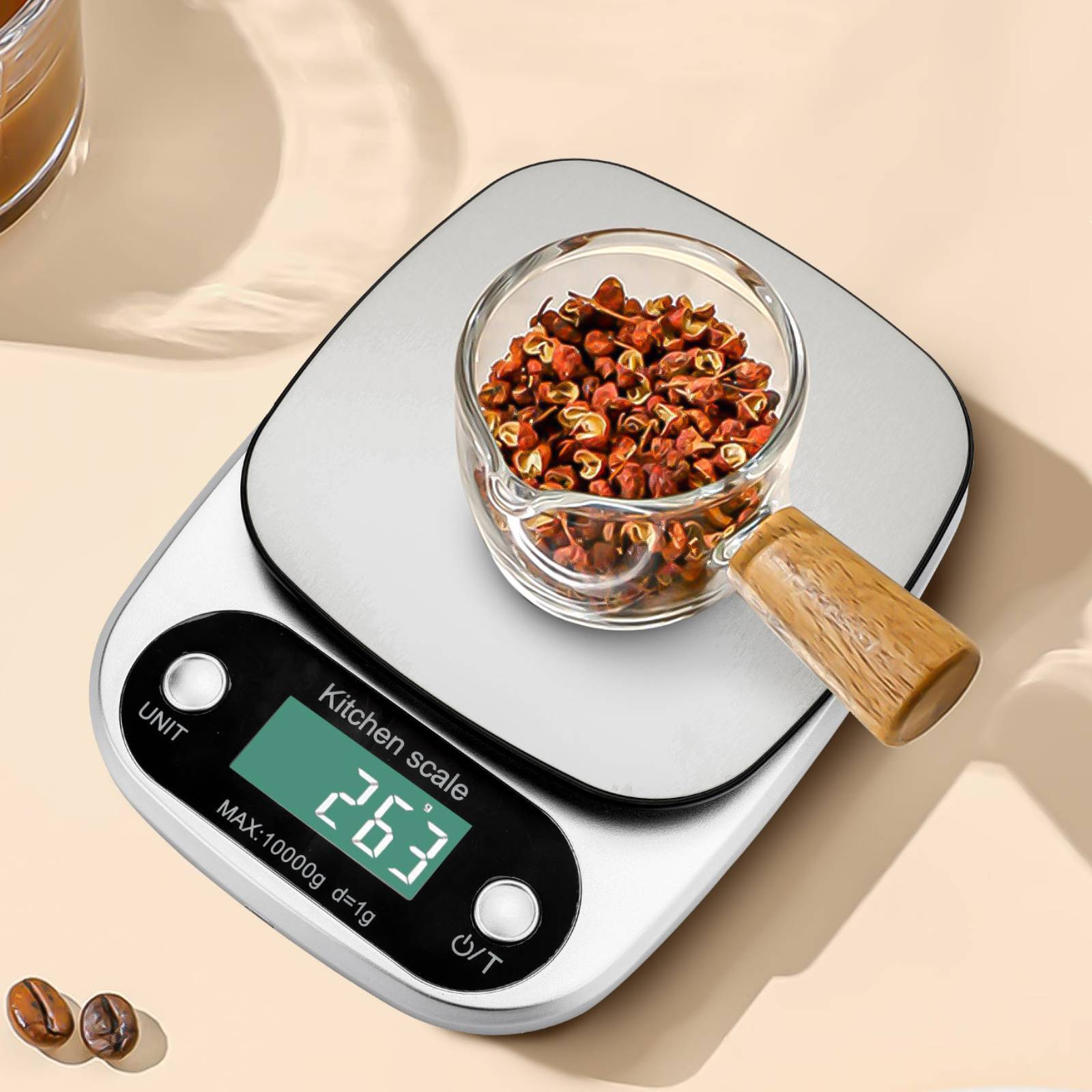 Digital Kitchen Food Diet Scale Multifunction Weight Balance 22lbs/1g 0.04Oz-