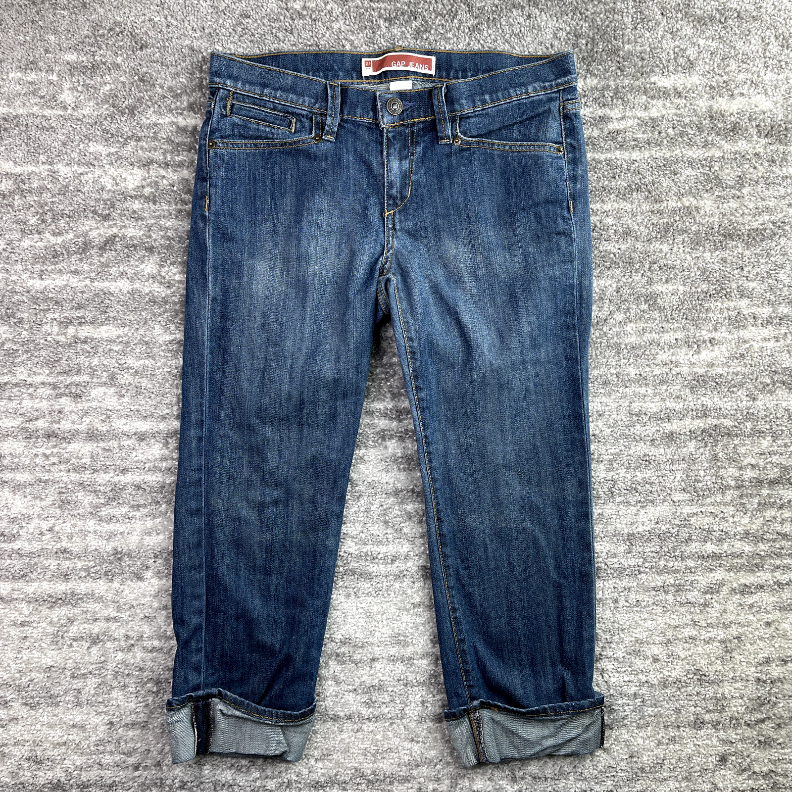 Gap cuffed jeans deals