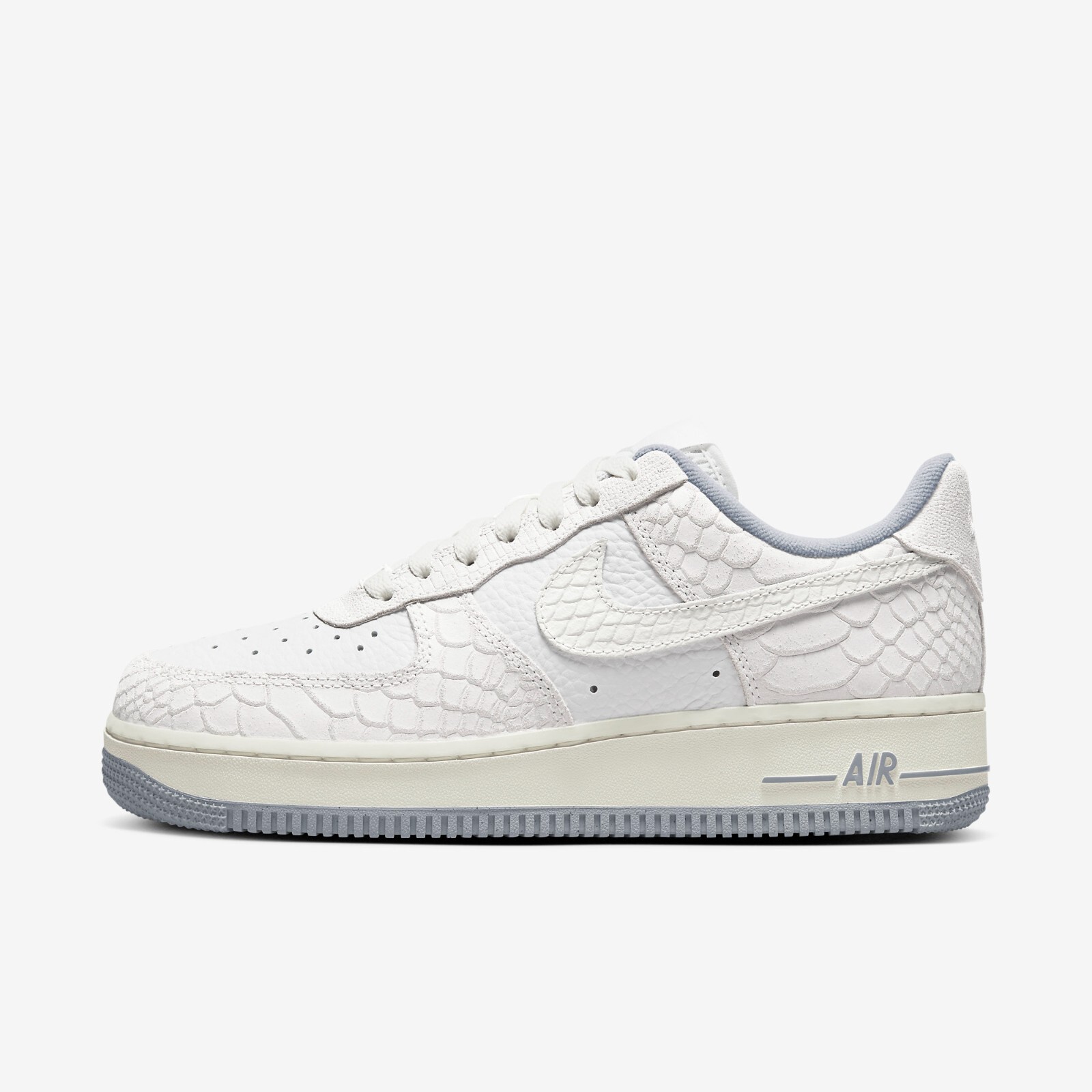 

Nike Air Force 1 Low 07 White Python DX2678-100 Обувь Кроссовки, Summit white/summit white-sail-wolf grey, Nike Air Force 1