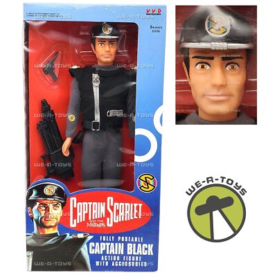 Captain Scarlet and the Mysterons Captain Black Action Figure Vivid Imaginations