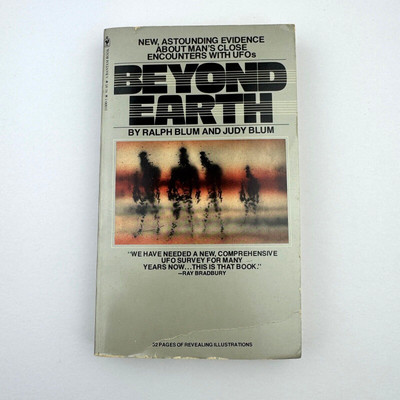 Beyond Earth Ralph & Judy Blum 1978 Paperback UFO / UAP Sightings Aliens