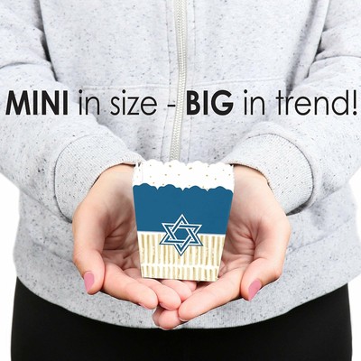 Happy Hanukkah - Party Mini Favor Boxes - Chanukah Treat Candy Boxes - Set of 12