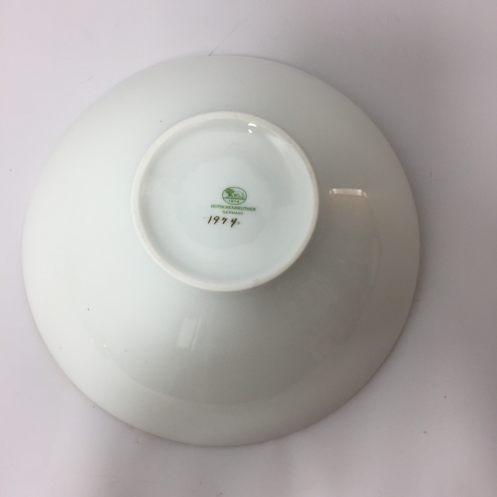 Vtg 1974 Hutschenreuther Germany Serving Bowl F Miller Hand Painted Floral