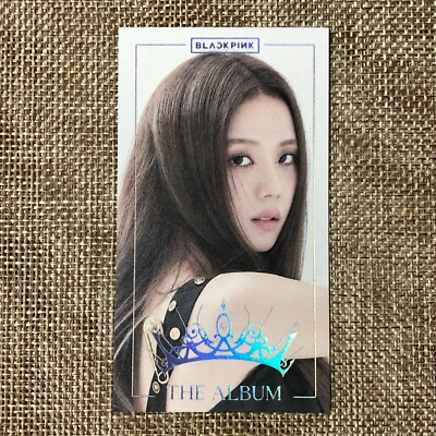 BLACKPINK JISOO [ THE ALBUM YG Pre Order Benefit Official Photocard ] New /+GFT