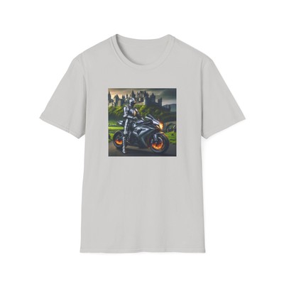 Way of the Warrior - Knight on Motorcycle T-Shirt