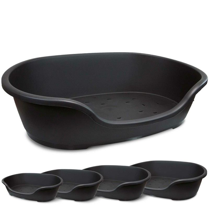 Kunststoff Hygienekorb Hundekorb  Bestehen Aus Einer Einzigen Schale Schwarz 