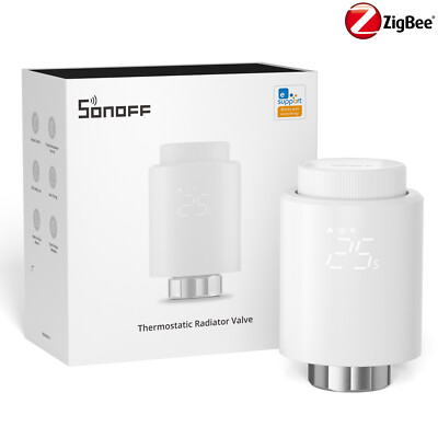 SONOFF Zigbee Radiator Smart Thermostat,TRV ZigBee 3.0 Thermostat Radiator Valve
