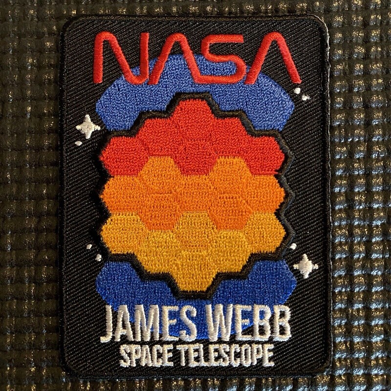 NASA JAMES WEBB SPACE TELESCOPE -JWST - MISSION PATCH -GODDARD