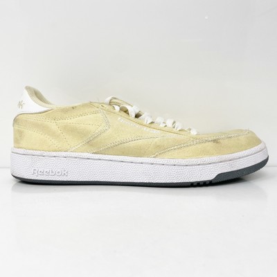 

Reebok Mens Club C 85 DV4173 Желтая повседневная обувь Кроссовки Размер 7.5, Желтый, Club C 85