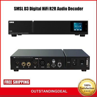 SMSL D3 Digital HiFi R2R Audio Decoder DAC High-end Digital to Analog Converter/