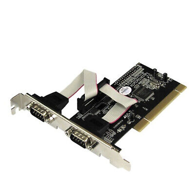 Netmate I-390 NEW PCI Serial Card 2 Port RS-232(9pin)  MOSchip