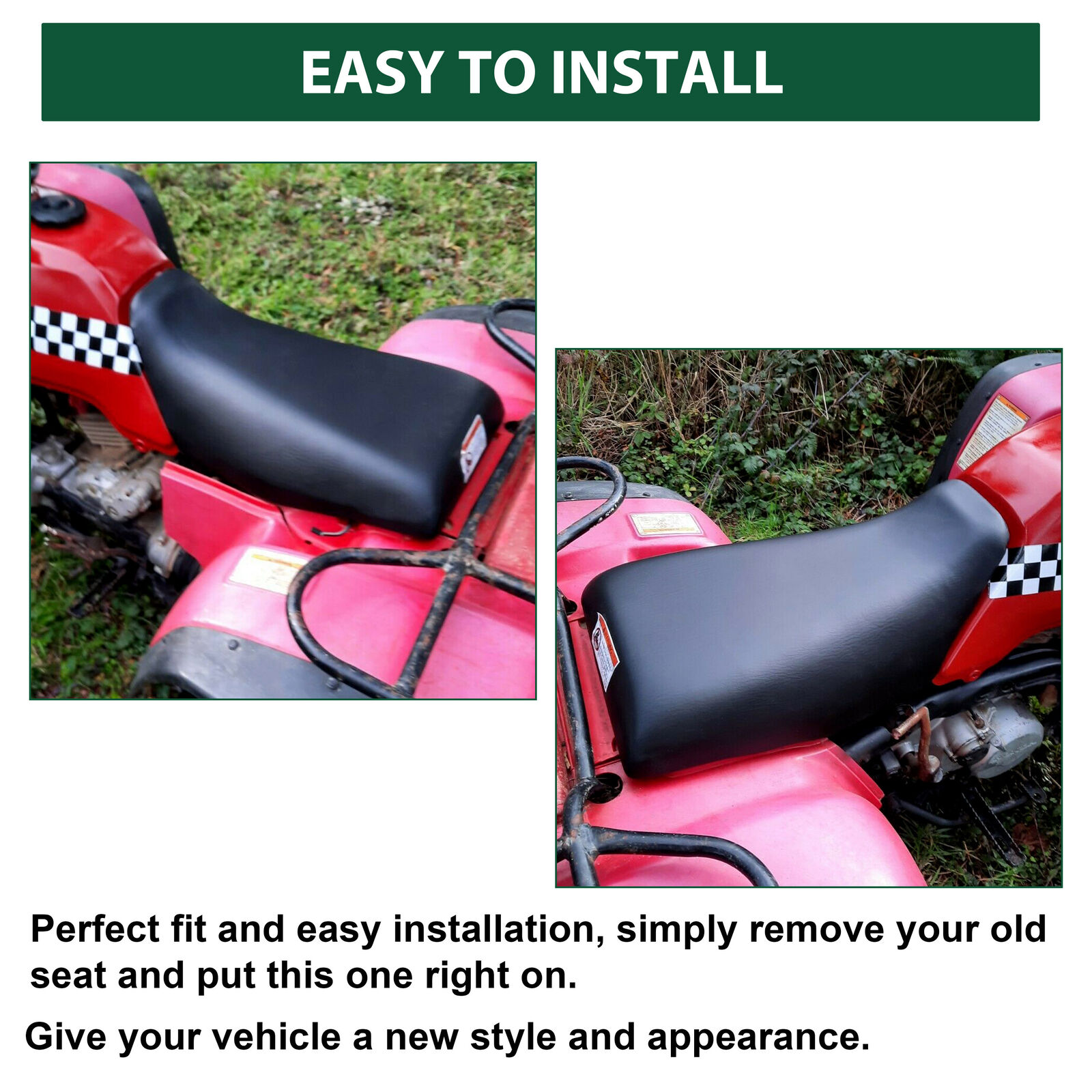 For Honda TRX 300 TRX300 FW Fourtrax 2X4 4X4 Complete Seat For Honda TRX 300 TRX300 FW Fourtrax 2X4 4X4 Complete Seat