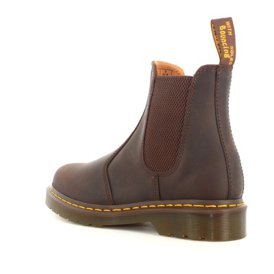 Pre-owned Dr. Martens A23us Unisex Boot 27486201 2976 Ys Crazy Horse In Brown