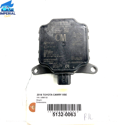 Toyota Camry 2018-2020 Rear Left Blind Spot Detection System Warning Sensor OEM