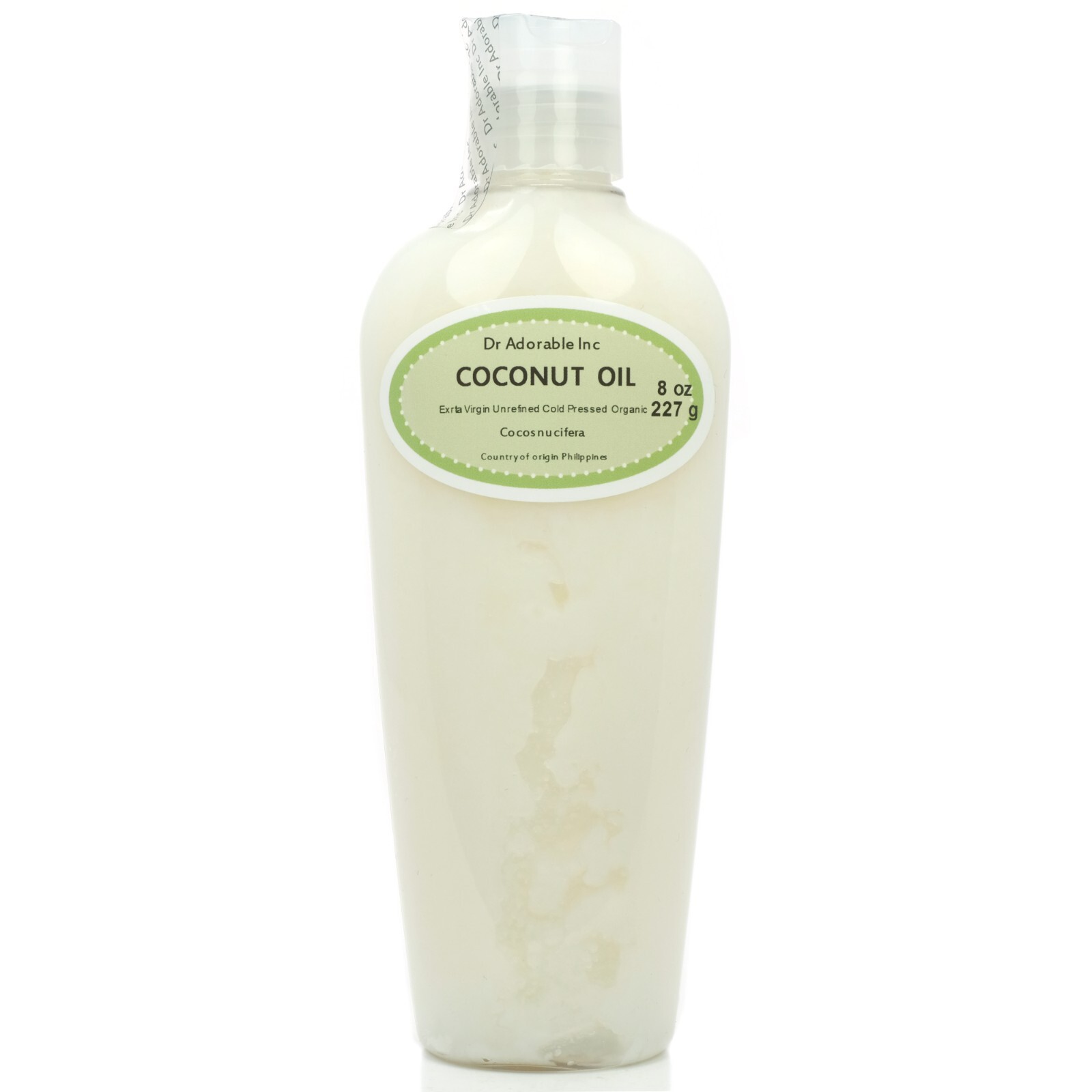 Extra Virgin Coconut Oil Cold Pressed Unrefined Organic Pure Natural