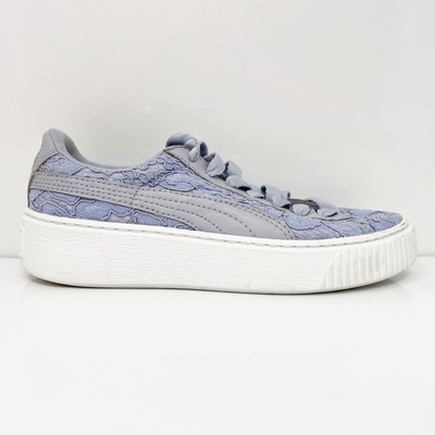 

Puma Womens Basket Platform Fo 364091 03 Синяя повседневная обувь Кроссовки Размер 6.5, Синий, Basket Platform Fo