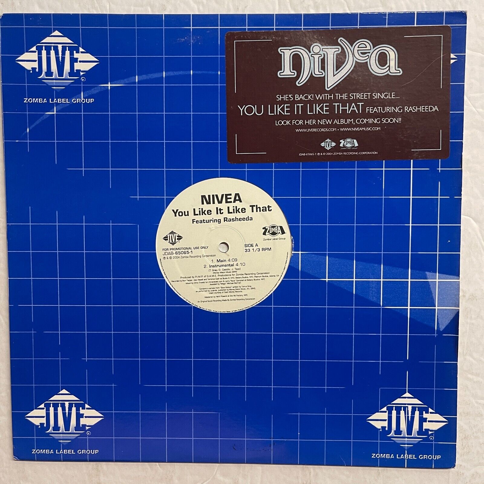 Nivea Featuring Rasheeda – You Like It Like That Vinyl, LP Nivea Featuring Rasheeda – You Like It Like That Vinyl, LP