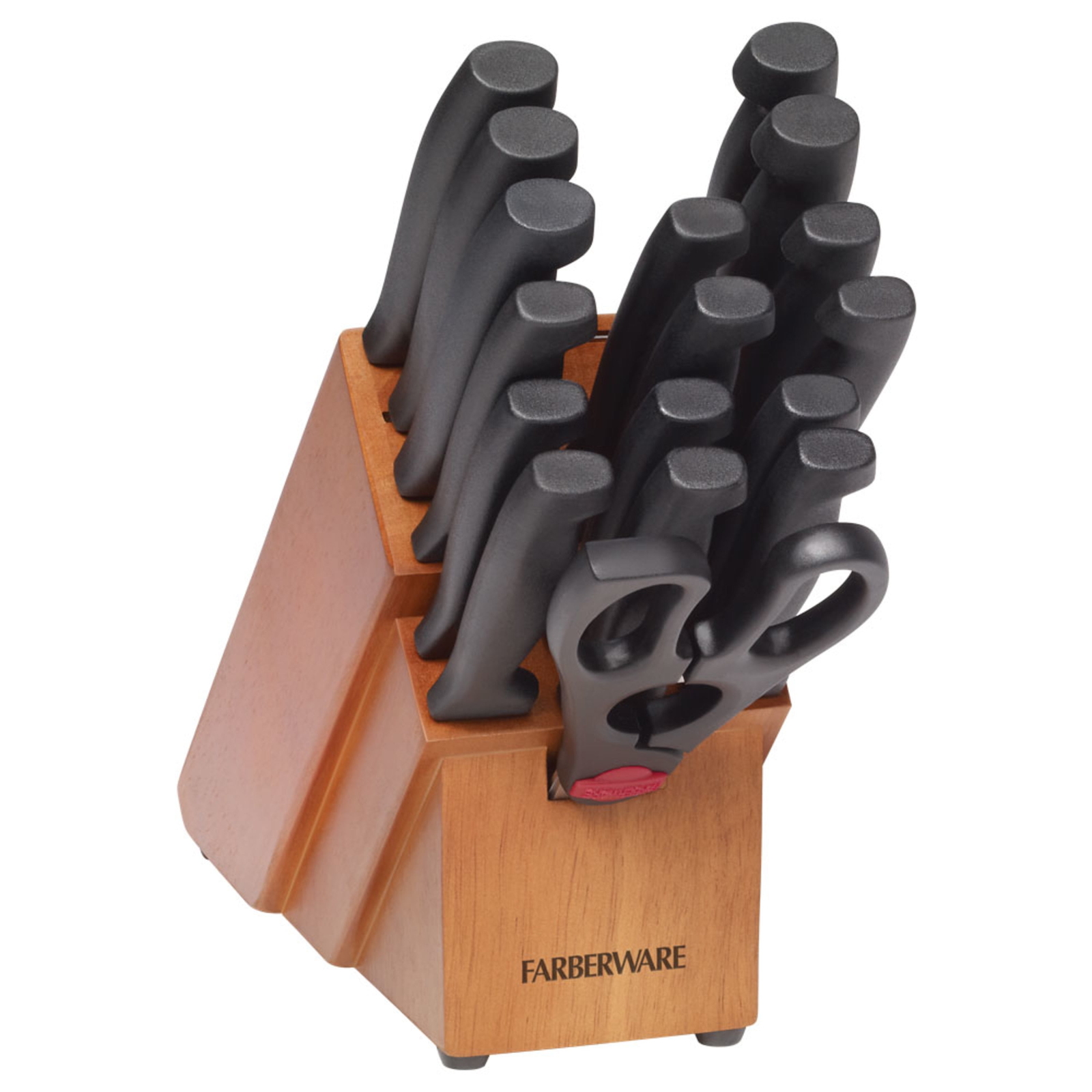 18-piece Never Needs Sharpening Knife Block Set