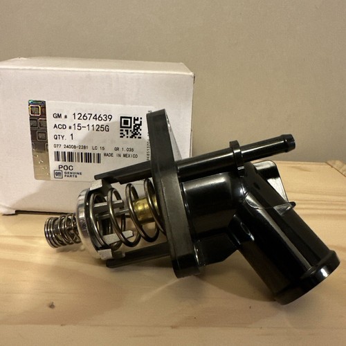 NEW OEM Genuine GM Engine Coolant Thermostat Kit 12674639