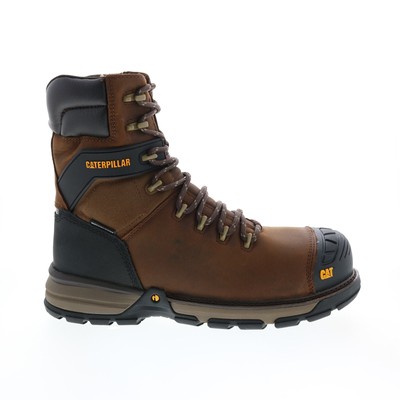 

Мужские коричневые рабочие ботинки Caterpillar Excavator 8 Superlite WP TX Carbon, Коричневый, Caterpillar Excavator 8" Superlite Waterproof TX Carbon Composite