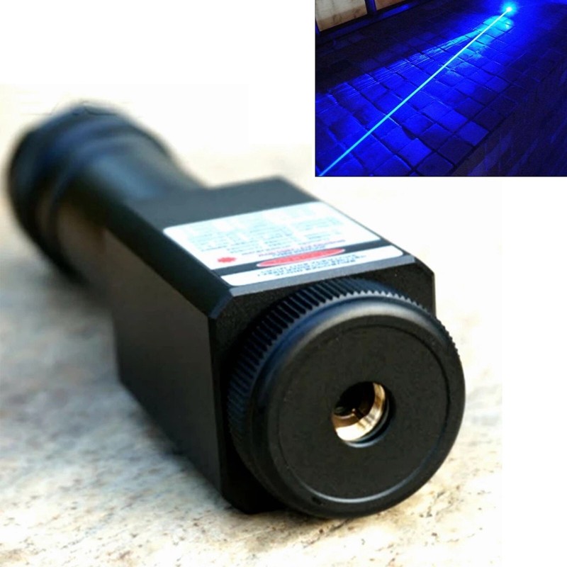 1pc Wasserdicht Tragbares Fokussierbares Blaues 445nm 450nm Lasermodul 450t-5000