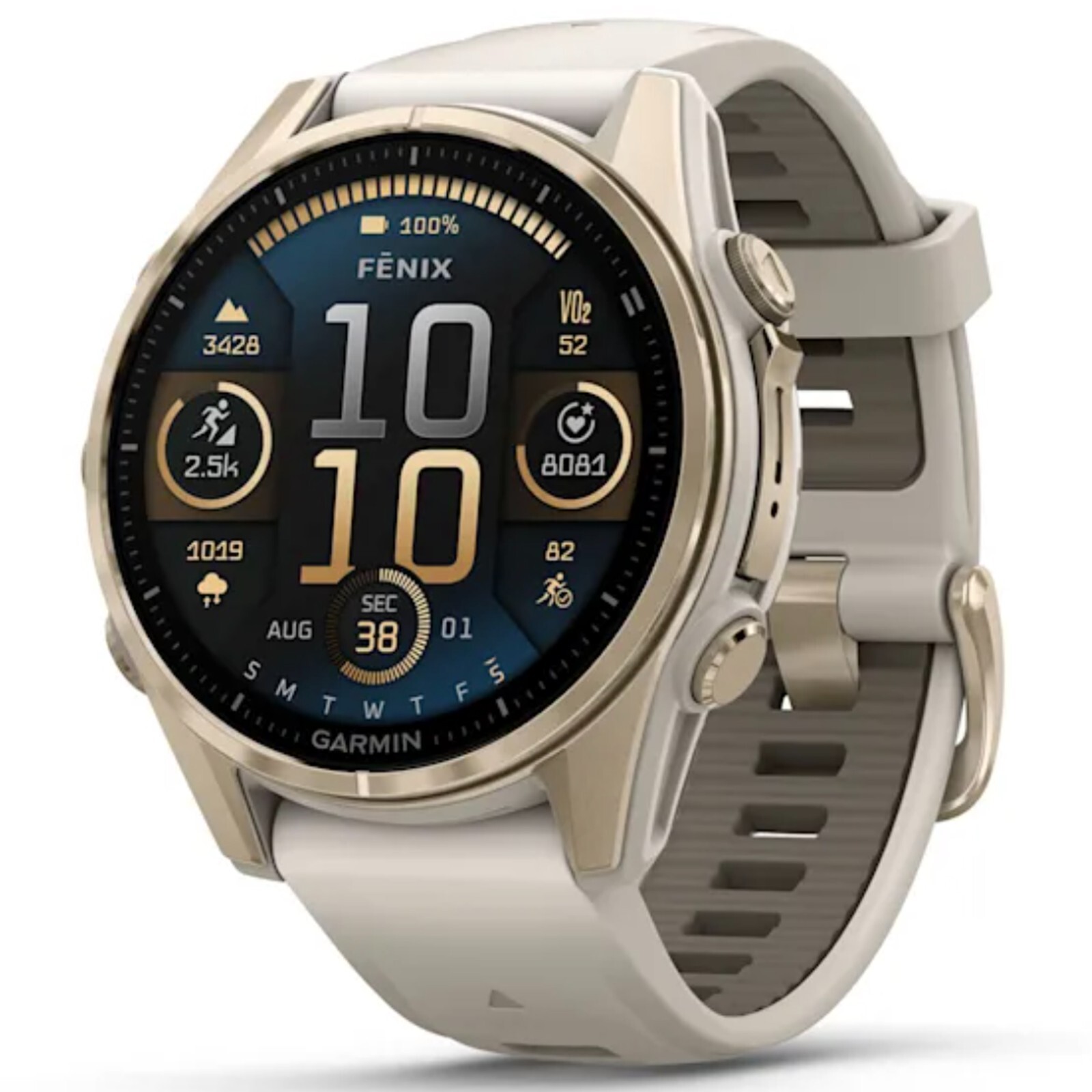 GARMIN - takay Garmin fenix 8 Smartwatch 43mm Carbon Gray/Black - 010-02903-20