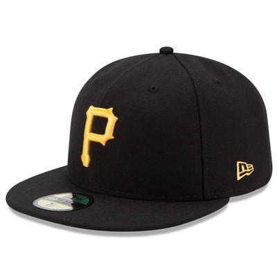 New Era 59Fifty Black/Gold MLB Pittsburgh Pirates On Field Game установлены