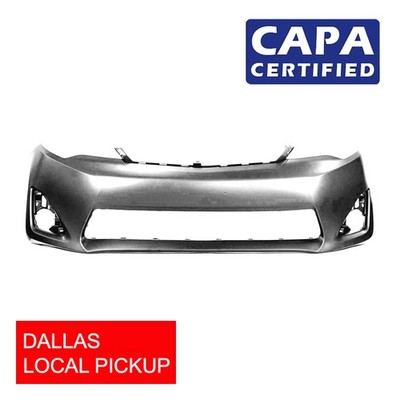 2012-2014 Toyota Camry Sedan Hybrid XLE L E CAPA Front Bumper Cover TO1000378 TX